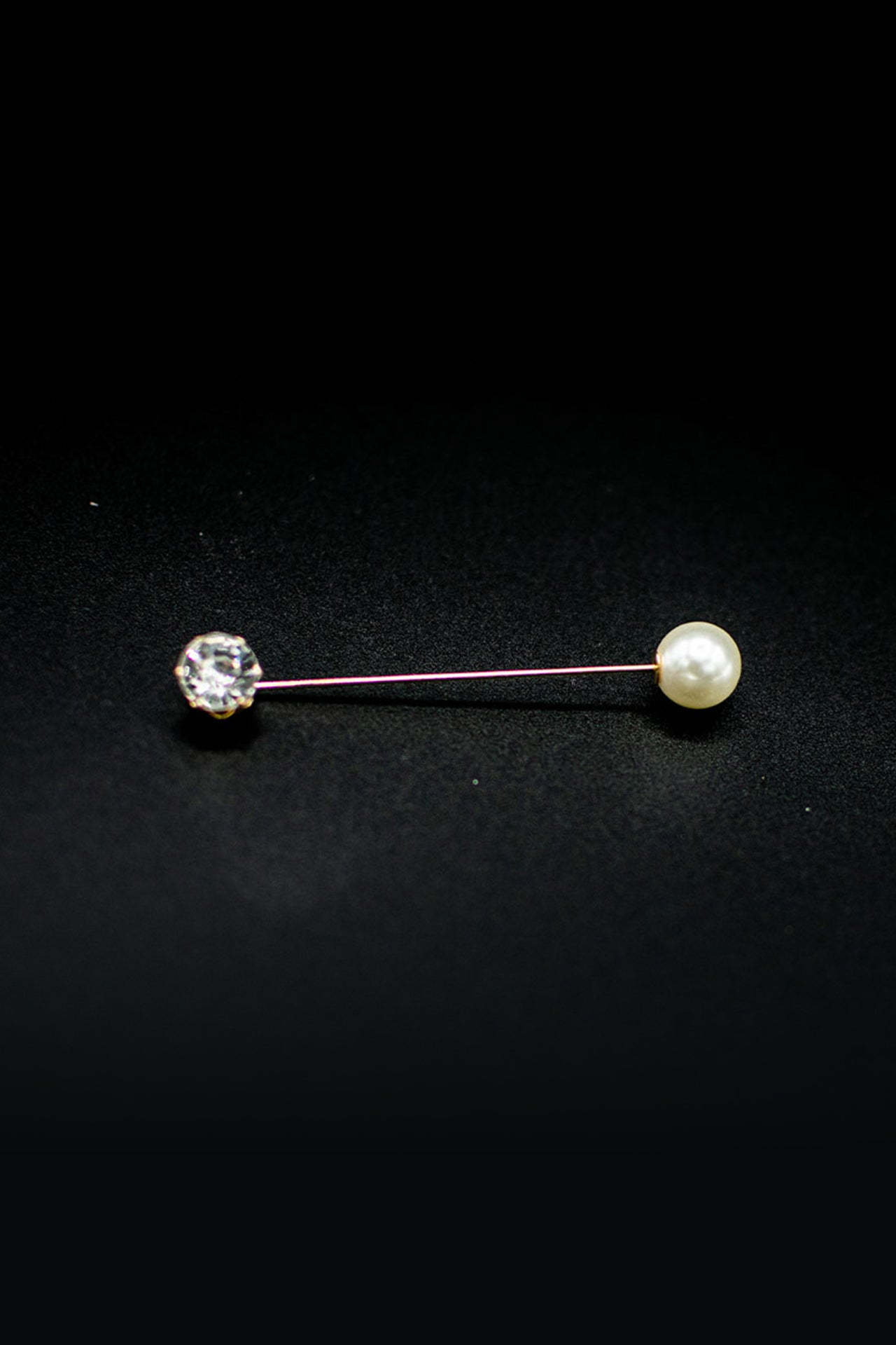 Crystal Pearl Pin