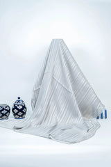 Sapphire Silk Georgette Staller - Silver Grey