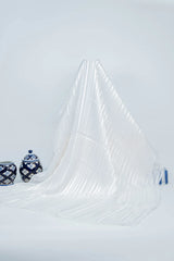 Sapphire Silk Georgette Staller - White