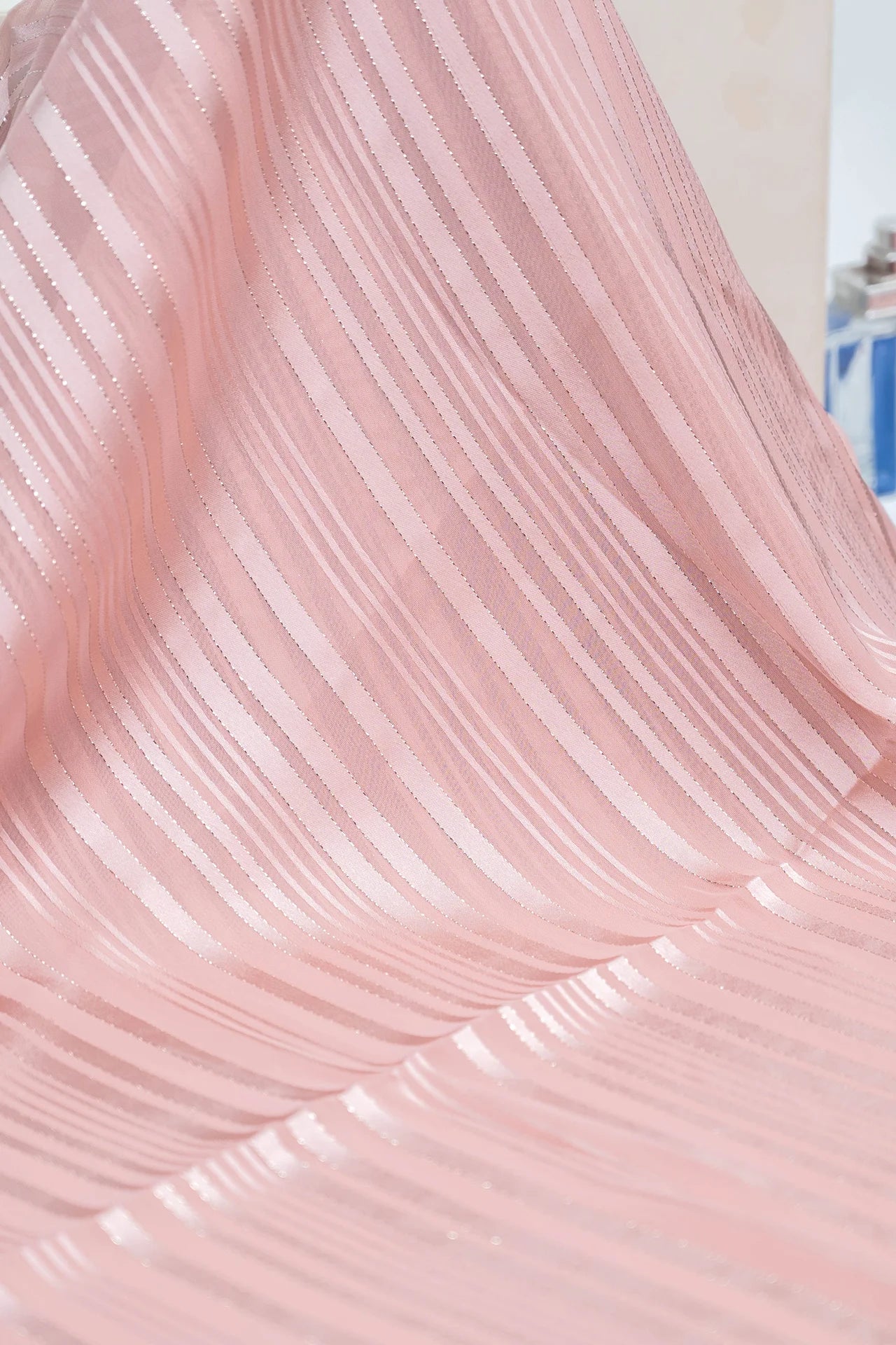 Sapphire Silk Georgette Staller