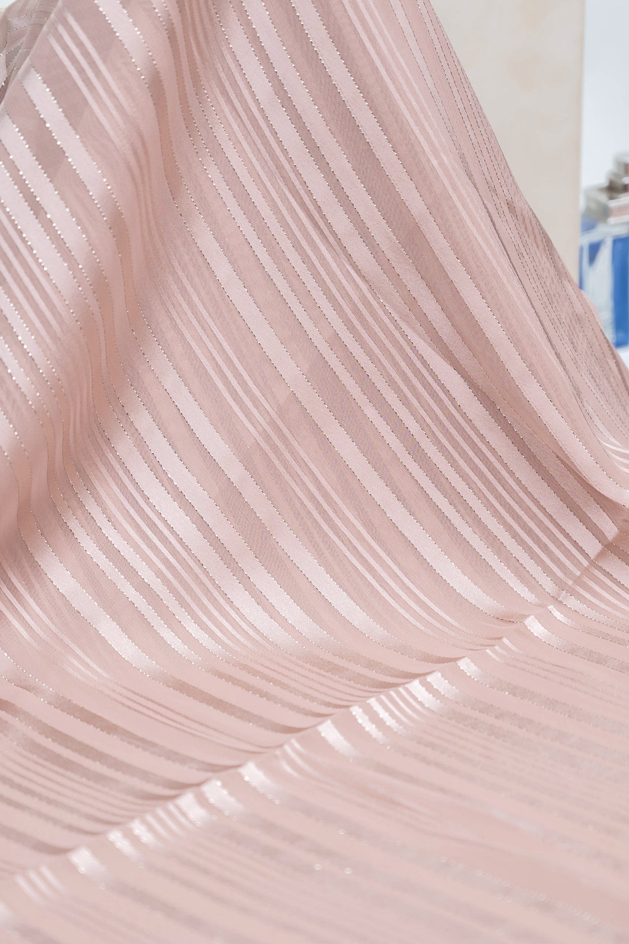 Sapphire Silk Georgette Staller