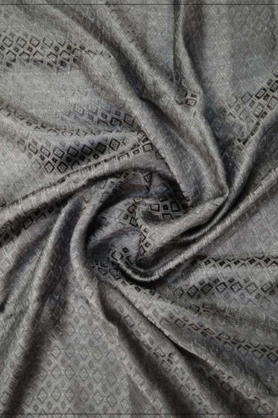 Self Print Imported Staller - Black - Jalbaab