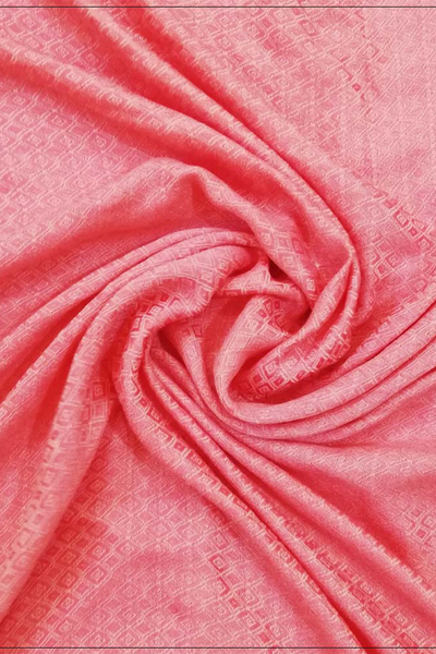 Self Print Imported Staller - Pink - Jalbaab