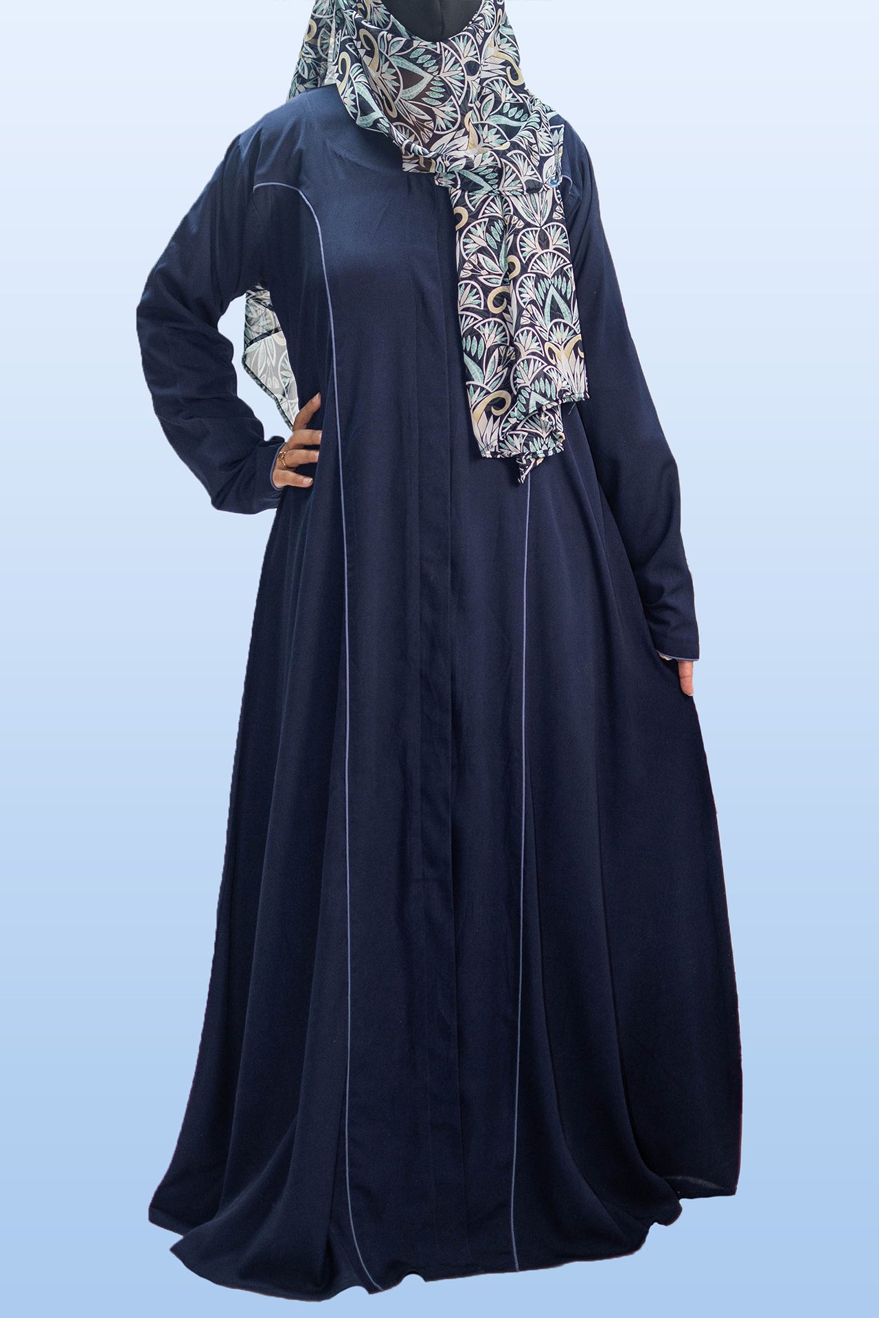 Panel Design Maxi - Navy Blue