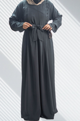 Platted Maxi - Dark Grey