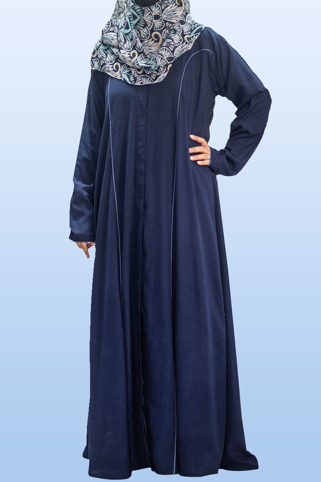 Panel Design Maxi - Navy Blue