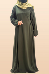 Plaited Box Front Maxi - Green