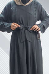 Platted Maxi - Dark Grey