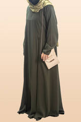 Plaited Box Front Maxi - Green