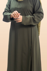 Plaited Box Front Maxi - Green