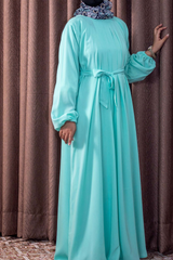 Platted Maxi - Light Green